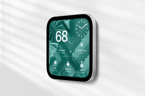 Apple 苹果壁挂版 HomeView 不附电源、线缆或挂架，配件需另购
