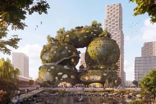 建筑邂逅景观：MVRDV 凭 Shift Embassy 方案夺冠