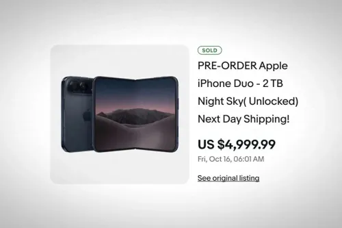 iPhone Duo 预购数分钟后排期延至明年，2TB 版 eBay 转售价逼近 5000 美元