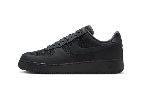 Nike Air Force 1 Low Woven「Anthracite」鞋款低调登场：隐身系全新配色亮相