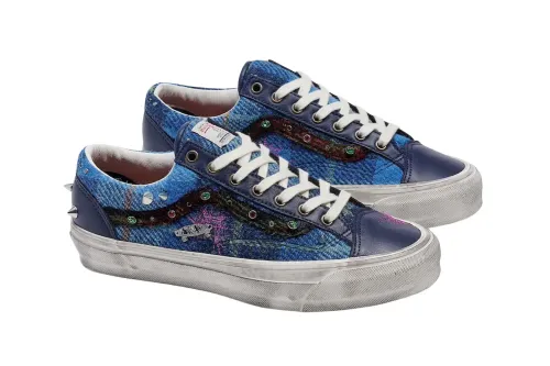Harris Tweed × Vans Old Skool 联名鞋款官方图赏
