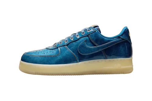 Nike Air Force 1 Low「Patent Denim」光泽封印 Coastal Blue 牛仔布 全新登场