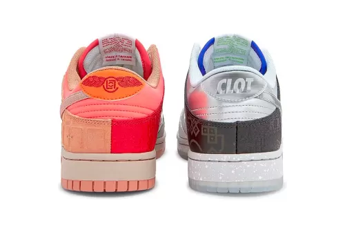 陈冠希公开 CLOT × Nike Dunk Low「What The」最新联名鞋款