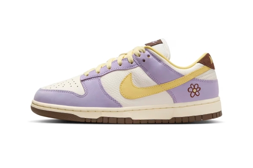 近赏 Nike Dunk Low Premium 最新配色「Lilac Bloom」鞋款官方图辑