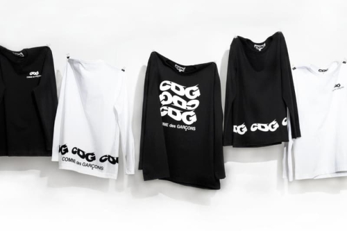 CDG 推出全新「Wave Logo」T-Shirt