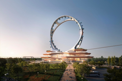 荷兰建筑事务所 UNStudio 建造之世界最高无辐式摩天轮即将登场