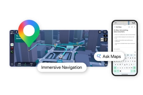Google Maps 推出「Ask Maps」与 Immersive Navigation 由 Gemini 提供 AI 导航新体验
