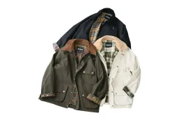 JOURNAL STANDARD relume 以非油蜡棉尼龙与下摆束绳重构 Barbour Solway Zipper