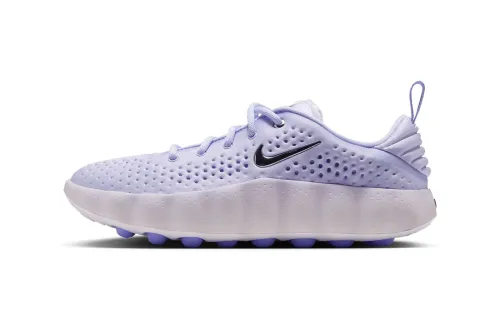 Nike Mind 002「Palest Purple」配色以穿孔设计覆盖鞋面至鞋跟