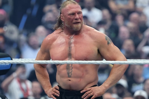 Brock Lesnar 在 WrestleMania 42 宣布退役