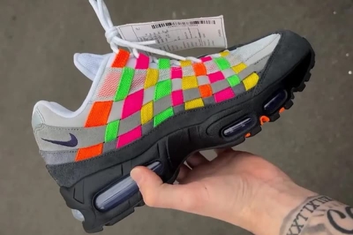 Nike 推出全新配色 Air Max 95 Woven「Multicolor」编织鞋面版本鞋款