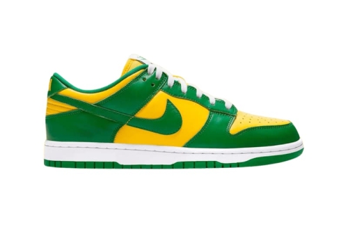 经典「Brazil」配色强势回归 Nike Dunk Low 鞋款