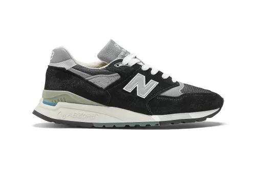 New Balance 998 MADE in USA 推出全新配色「Black」鞋款
