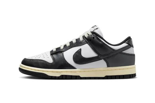 Nike Dunk Low 最新配色「Vintage Panda」鞋款率先曝光