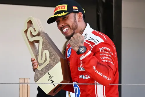 Lewis Hamilton 加盟 Ferrari 后首胜：巴塞罗那夺冠