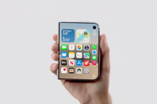 Apple 苹果首次公布折叠屏 iPhone Duo 电池容量：4883mAh 由两块电池组成