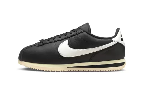 Nike Cortez 最新配色「Black/Sail」鞋款正式发布
