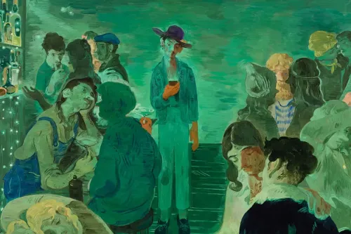 Salman Toor 于 London Courtauld Gallery 描绘酷儿夜生活之百态