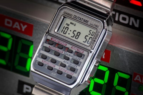 Casio × Back to the Future《回到未来》40 周年限量计算机表 CA-500WEBF