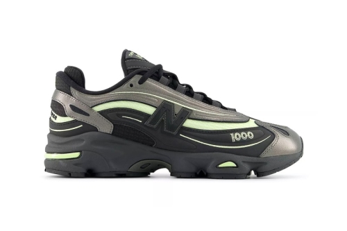 New Balance 1000「Black Metallic/Dry Lime」全新配色鞋款登场