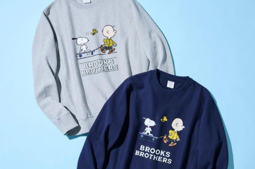 Peanuts 联乘 Brooks Brothers 推出俏皮 Snoopy 春季系列