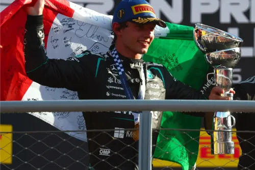 Kimi Antonelli 主场夺得意大利大奖赛冠军，成 Monza 60 年来首位意大利冠军车手