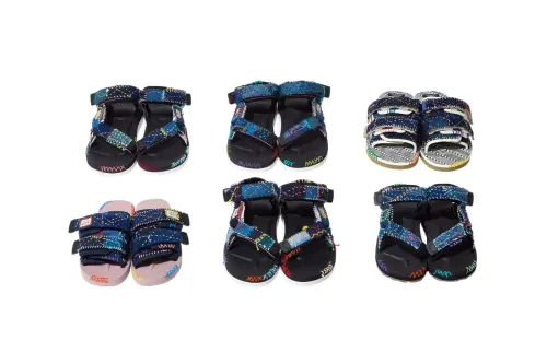KUON × SUICOKE × SASHIKO GALS 全新联名凉鞋系列亮相