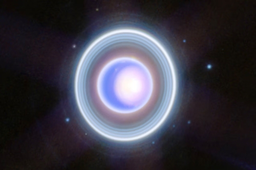 NASA 公开詹姆斯韦伯太空望远镜拍摄「天王星」图像