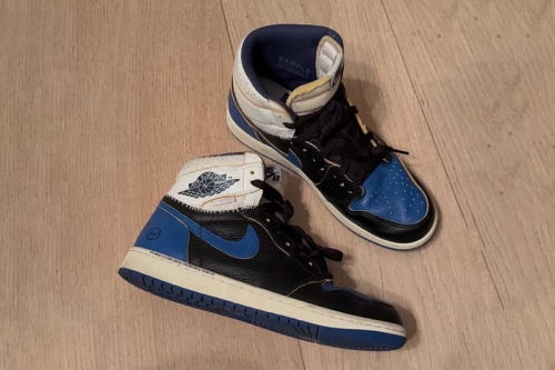 藤原浩率先曝光 fragment design × Union LA × Air Jordan 1 High OG「Sport Royal」最新联名配色