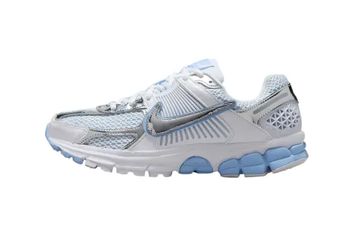 Nike Zoom Vomero 5「Aluminum」:双银色 Swoosh 叠加,金属质感超抢眼
