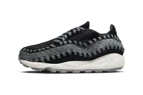 Nike Air Footscape Woven 最新配色「Black/Smoke Grey」鞋款正式发布