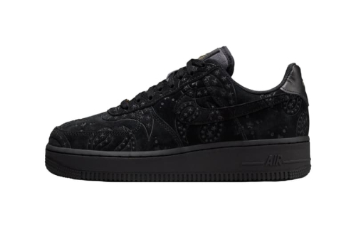 Nike 推出低调型格 Air Force 1 Low「Black Paisley」鞋款配金色点缀