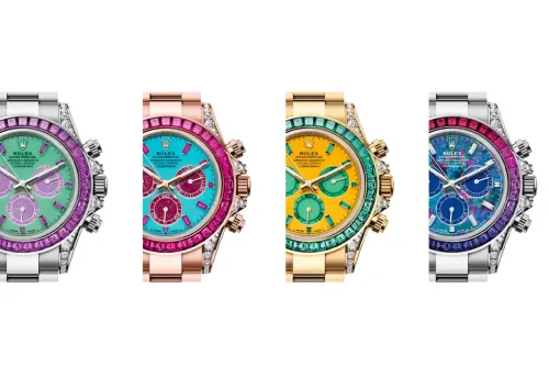 Rolex 将拍卖 4 枚以四季为灵感的独一无二宝石镶嵌 Cosmograph Daytona