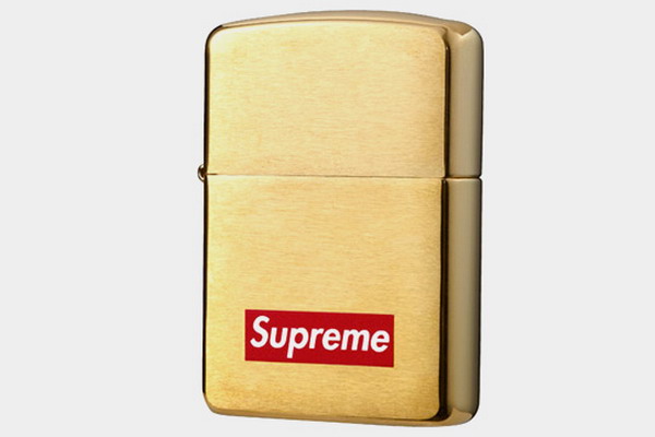 Supreme × Zippo Gold Lighter 联名打火机