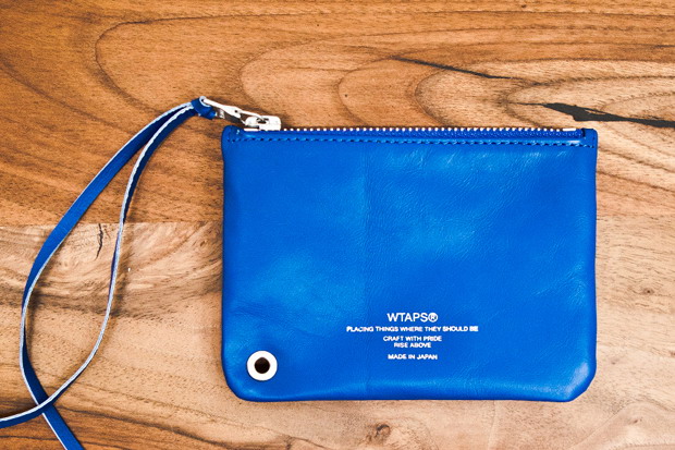 WTAPS Leather Pouch 蓝色皮革包