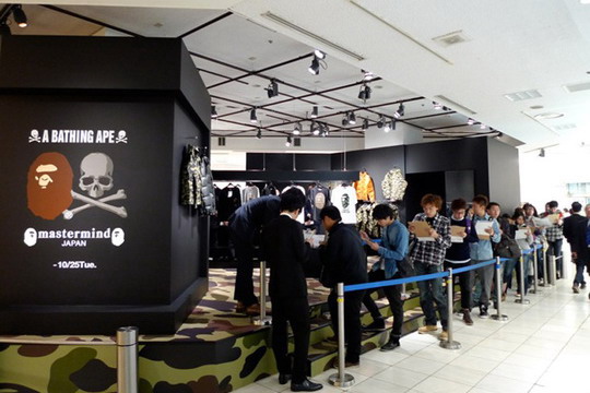 A BATHING APE × mastermind JAPAN 东京贩售盛况