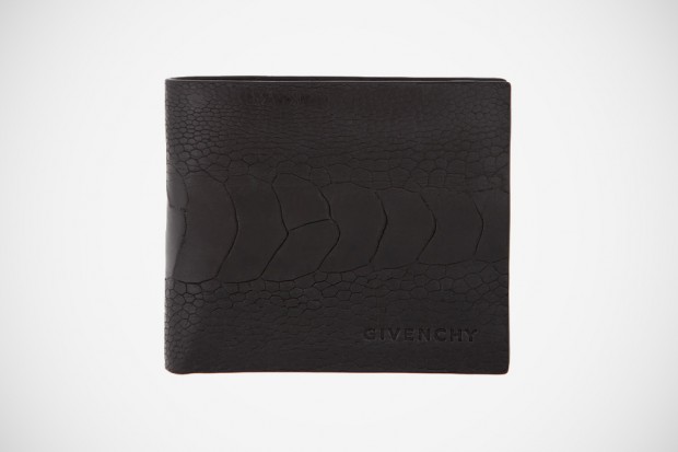 Givenchy 2012春夏 Black Ostrich Wallet 动物皮革皮夹 时尚精品的高度展现