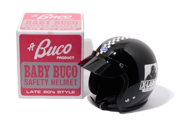 XLARGE × Toys McCoy "BABY BUCO" Helmet 联名复古机车安全帽