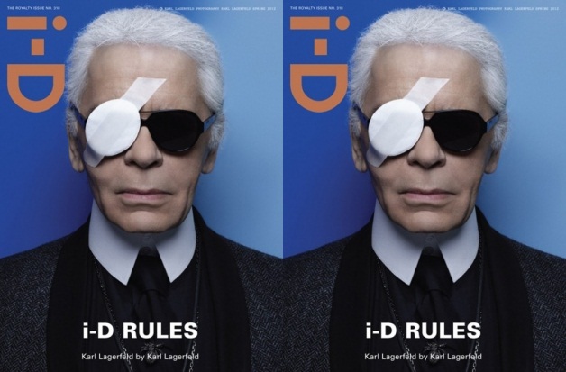 i-D Magazine 2012春季号 feat. Karl Lagerfeld