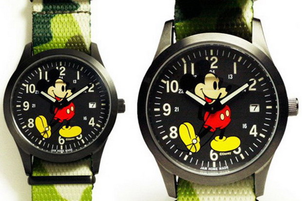 JAM HOME MADE × Disney "Secret Mickey Watch Type 2" 全新迷彩样式表款