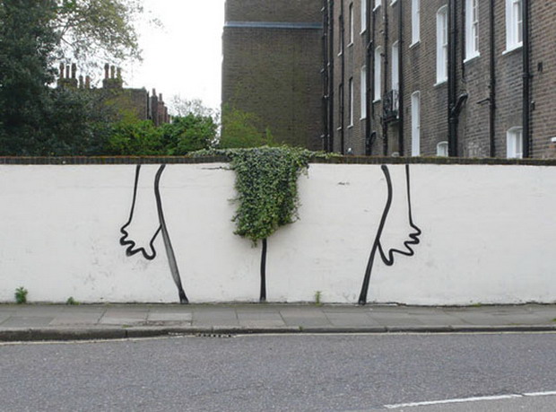 英国涂鸦大师 Banksy 街头最新作品
