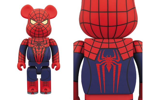 The Amazing Spider-Man × Medicom Toy 400% & 100% 蜘蛛侠 Bearbrick 公仔