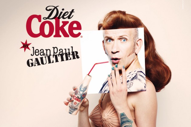 Coca-Cola × Jean-Paul Gaultier – 联名刺青瓶身