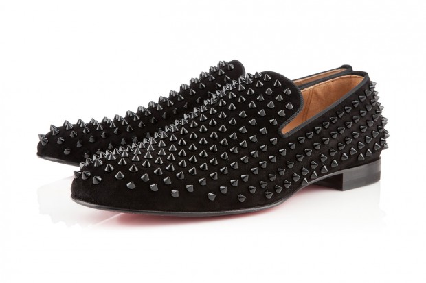 Christian Louboutin Rollerboy Spikes Flat Veau Velours 新鞋款式样