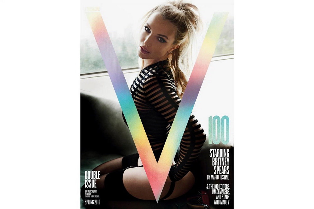 「久违」的小甜甜！Britney Spears 登上《V Magazine》Issue 100 纪念特刊封面