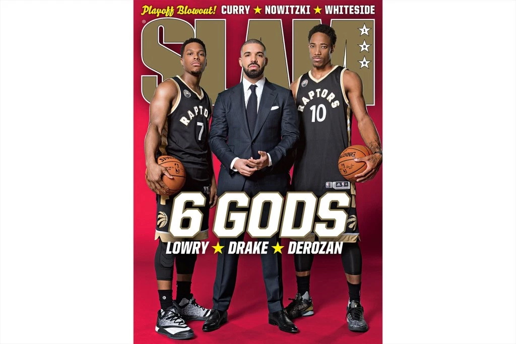 Drake 携 Kyle Lowry & DeMar Derozan 登上最新期《SLAM》杂志封面