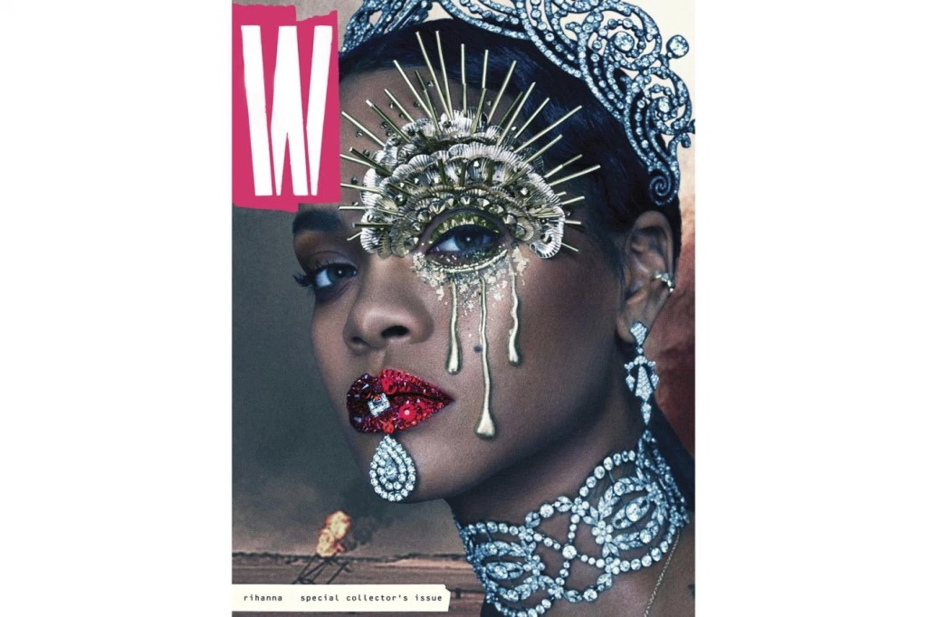 Rihanna 登上《W Magazine》杂志 9 月刊封面