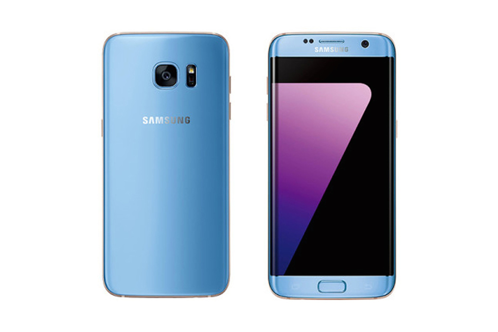 三星 Samsung 推出 Galaxy S7 Edge「珊瑚蓝」