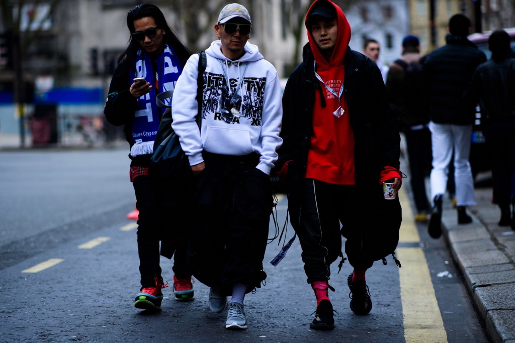 街拍 Streetsnaps: 2017 秋冬伦敦男装周街拍特辑 Part 1