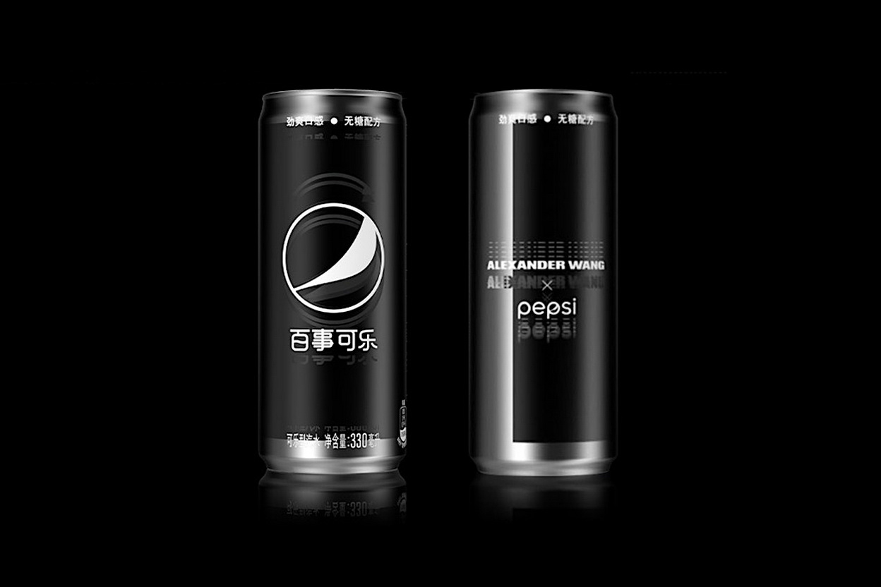 Alexander Wang × Pepsi 百事可乐无糖限量版瓶身